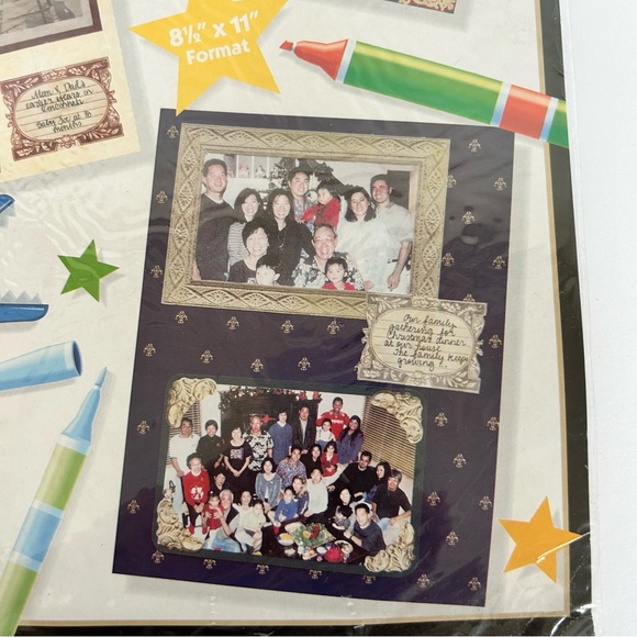MEMORY KITS 8 PAGE SCRAPBOOK KIT NWT - Picture 4 of 16